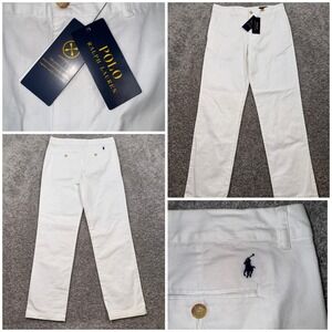 Polo by Ralph Lauren White Kids Casual Pants